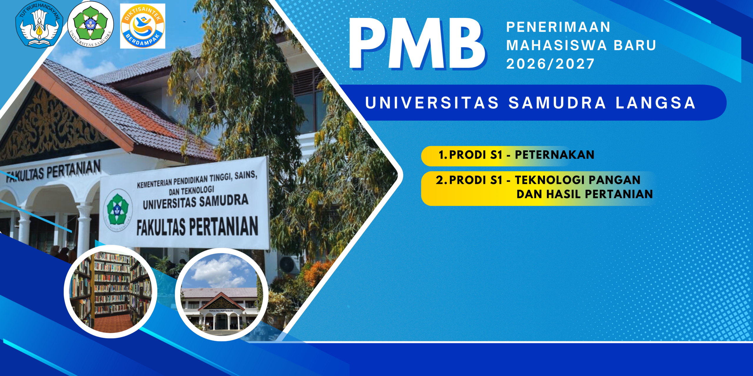 Pendaftaran Mahasiswa Baru Prodi Peternakan Tahun 2026/2027