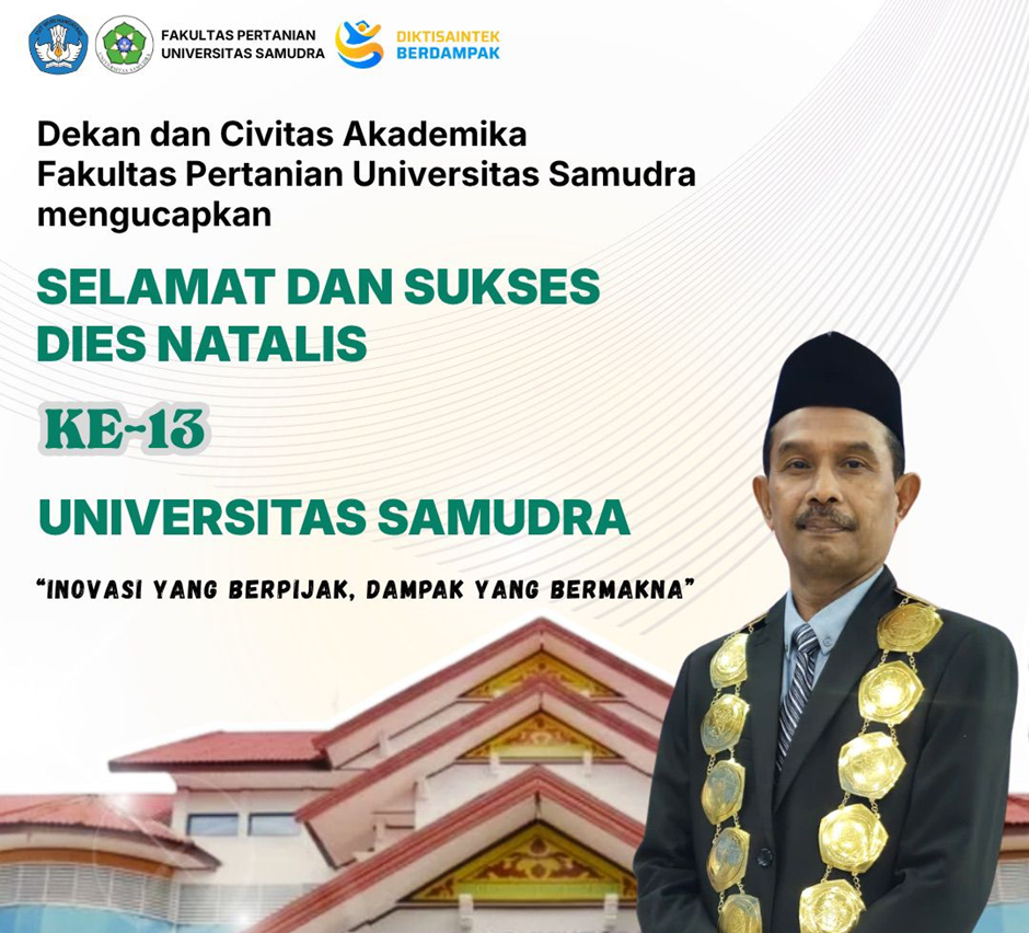 Selamat Dan Sukses Dies Natalis Ke-13 Universitas Samudra