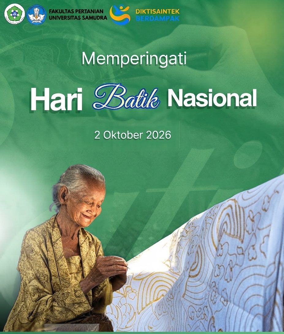 Fakultas Pertanian Universitas Samudra Mengucapkan Selamat Hari Batik Nasional 2026